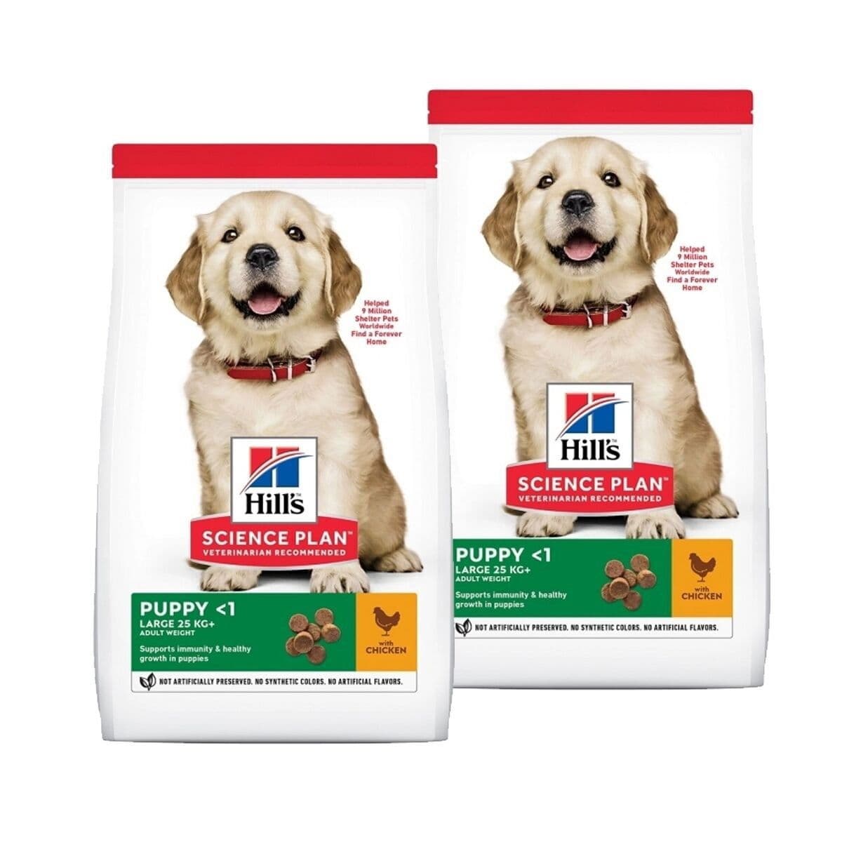 Hill's Science Plan Puppy Large Breed Chicken 2x14,5 kg – Hill's