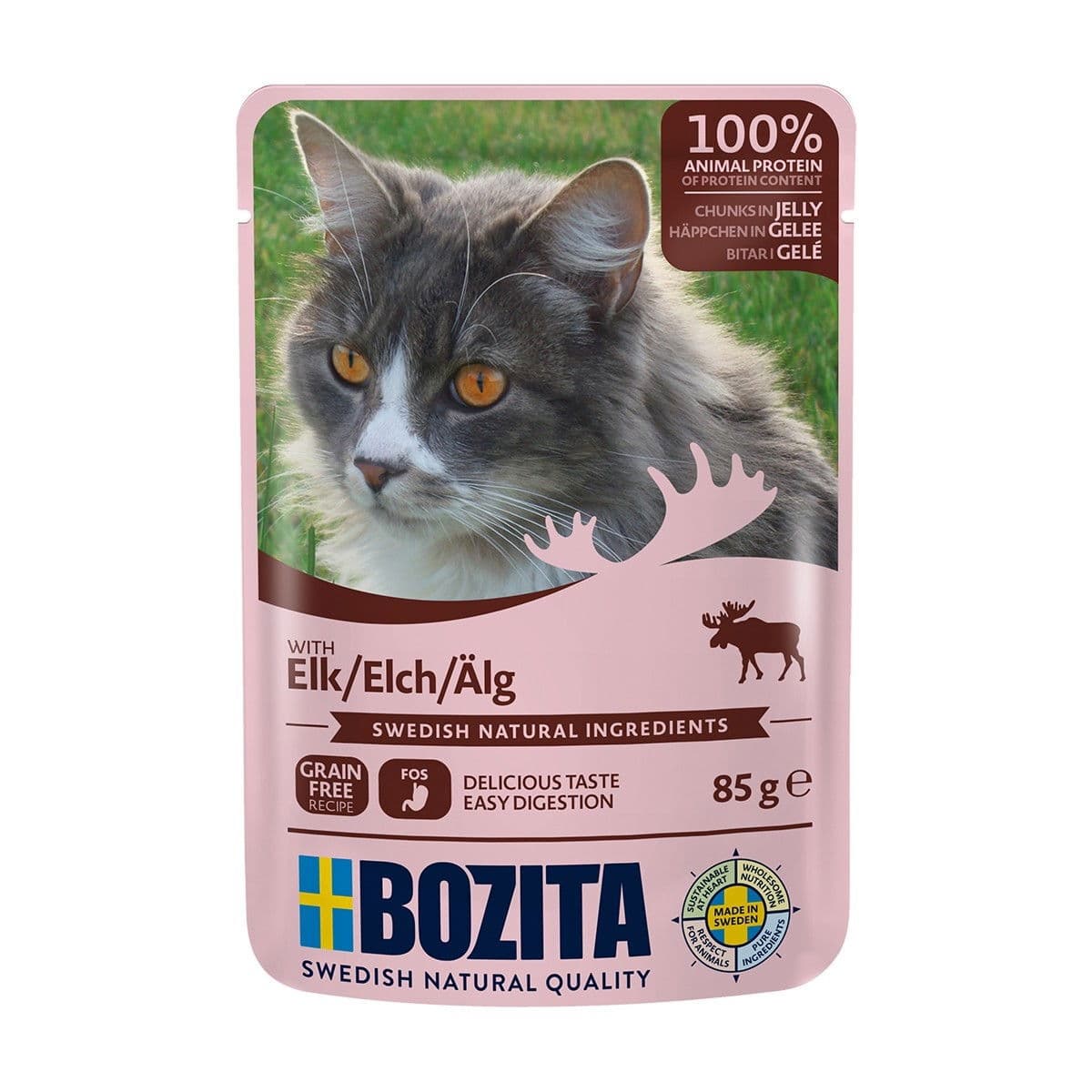 Bozita hirvi hyytelössä 85 g – Bozita