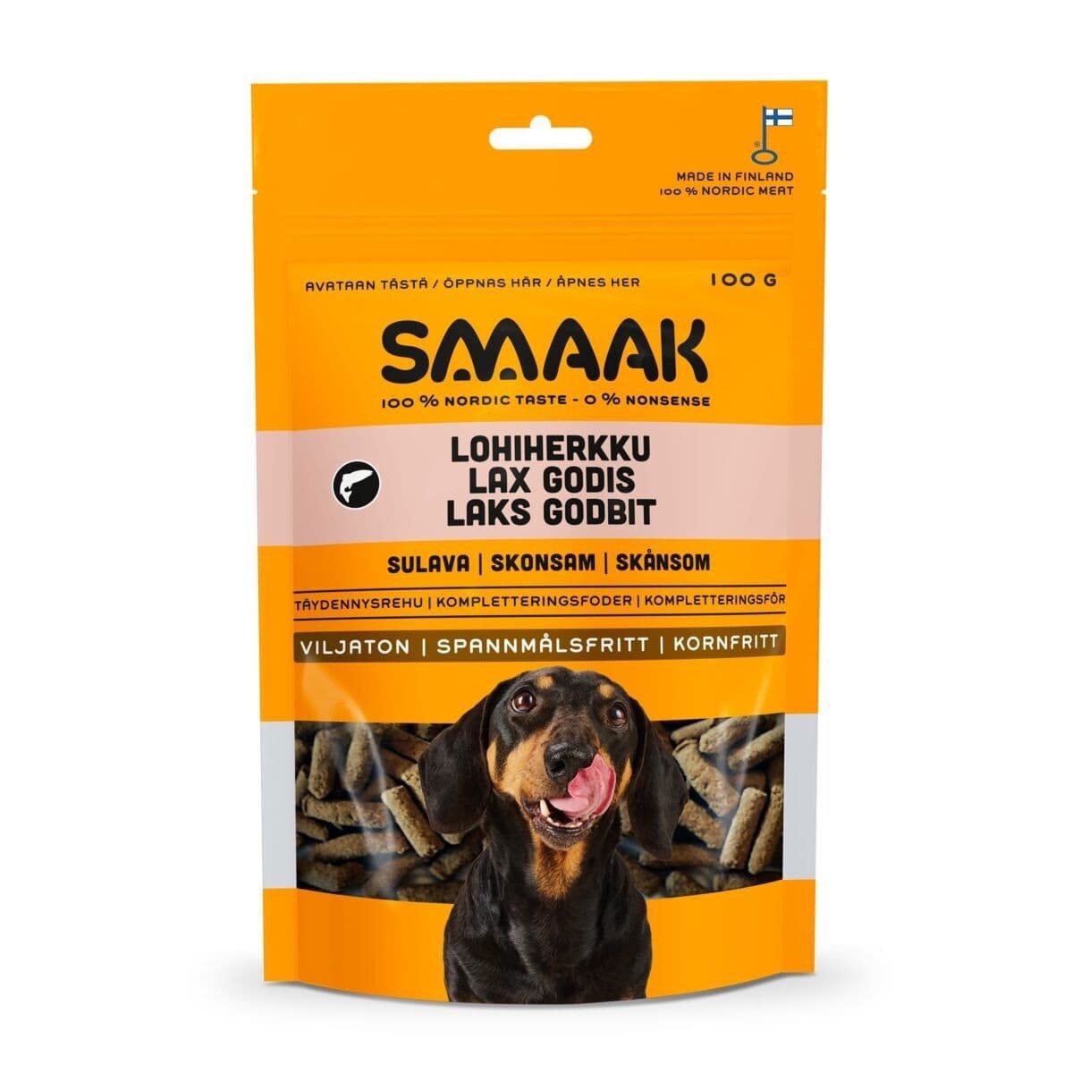 SMAAK Sulava lohiherkku koiralle 100g – Smaak