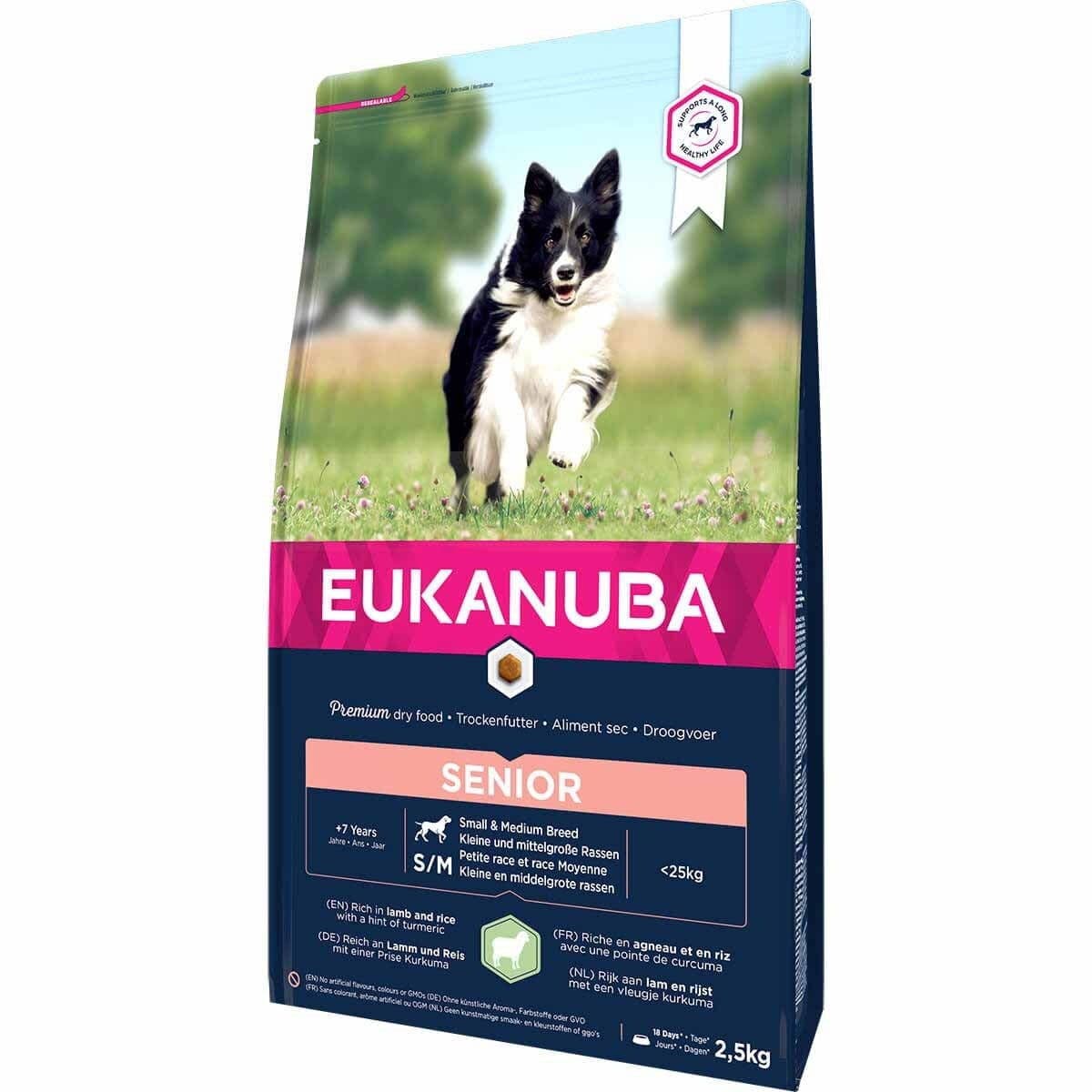 Eukanuba Senior Small & Medium Breed Lamb & Rice – Eukanuba