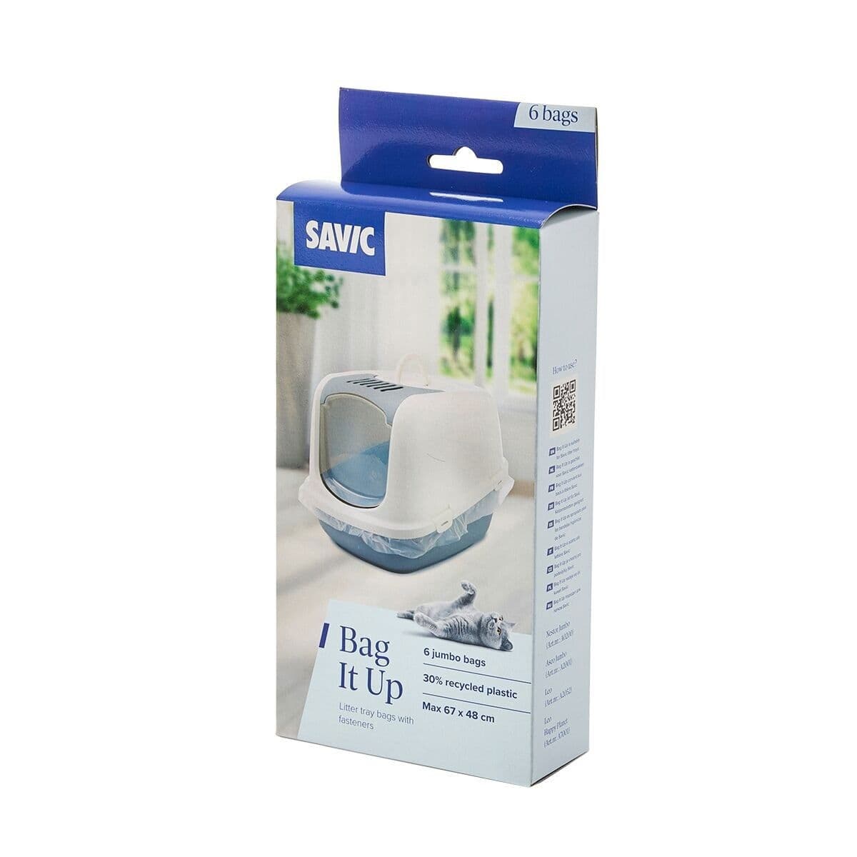 Savic Bag It Up Jumbo suojapussit, 6kpl – Savic