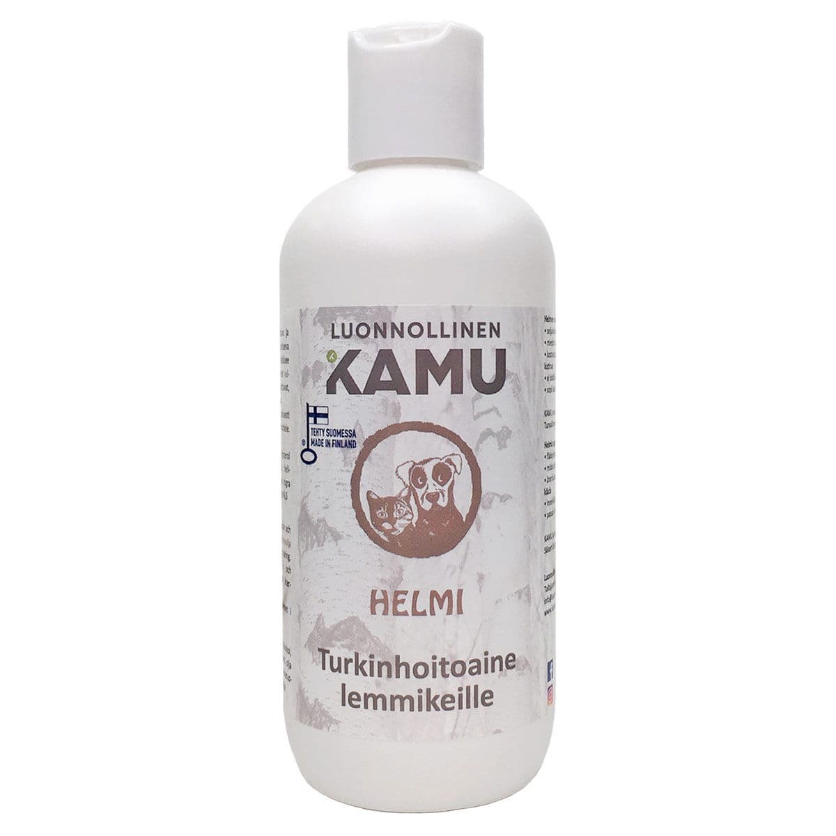 Kamu Helmi hoitoaine lemmikeille, 350 ml – Luonnollinen Kamu
