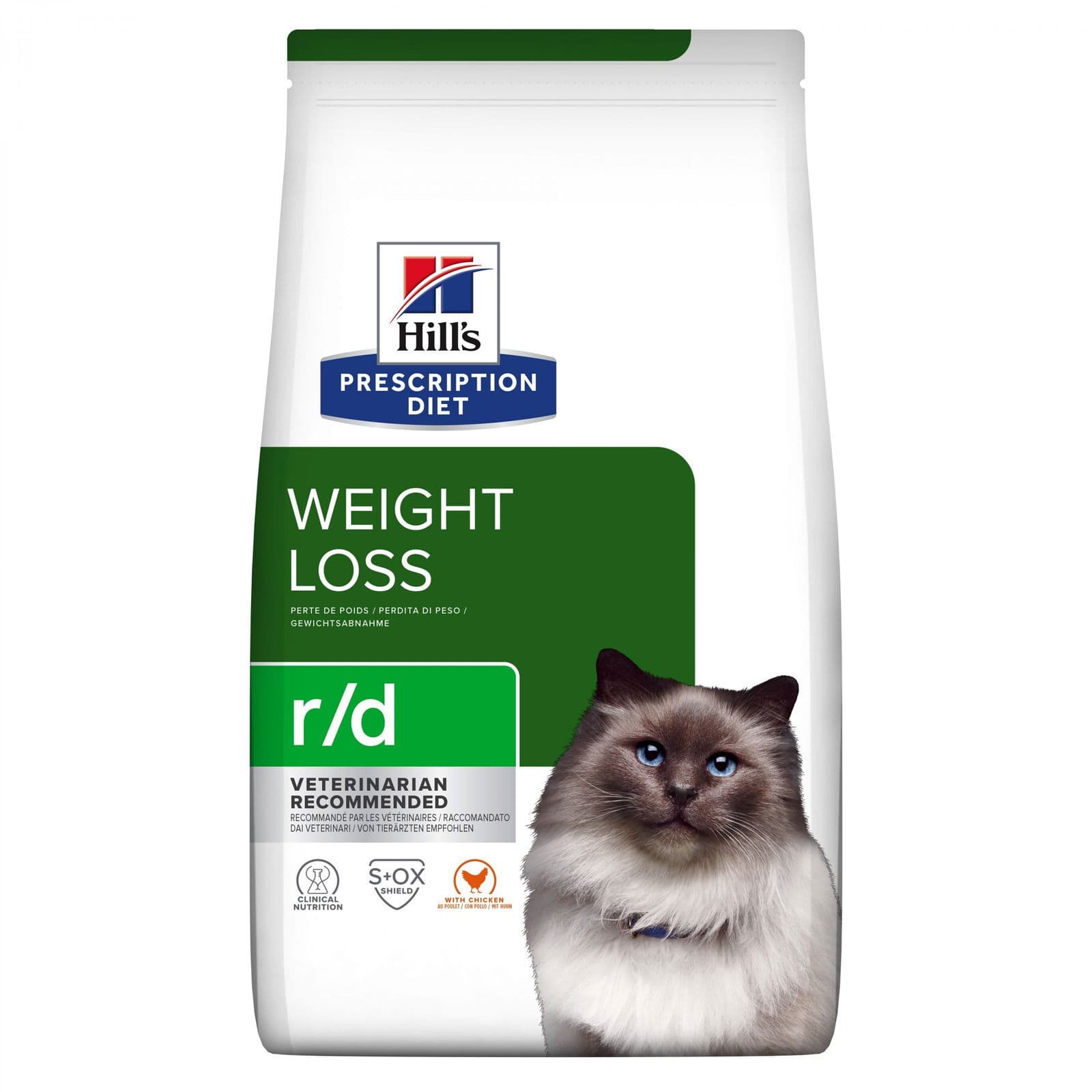 Hill's Feline r/d Chicken 1,5 kg – Hill's Prescription Diet