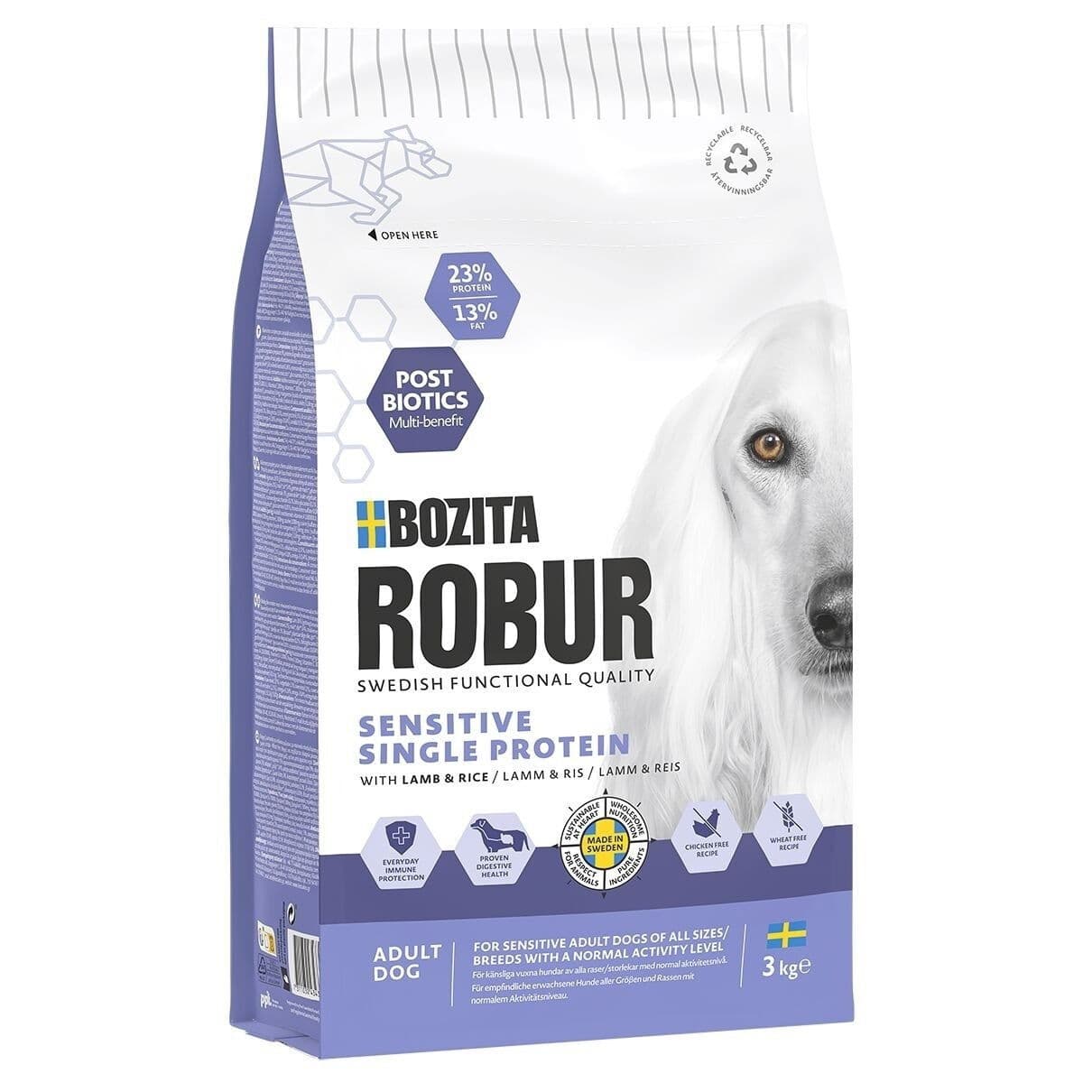 Bozita Robur Adult Sensitive Single Lamb – Bozita Robur