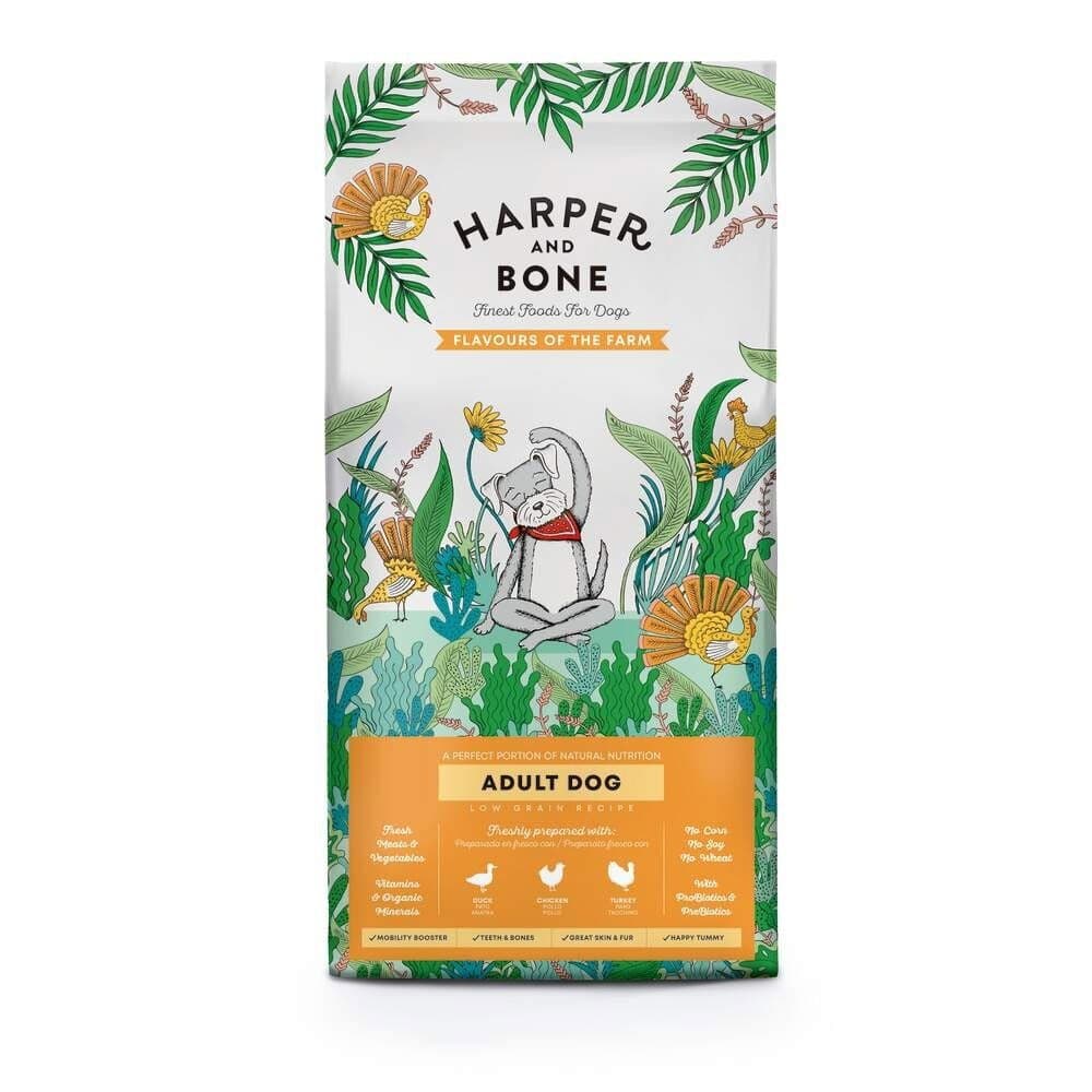Harper & Bone Dog Adult Medium/Large Flavours Farm – Harper and Bone
