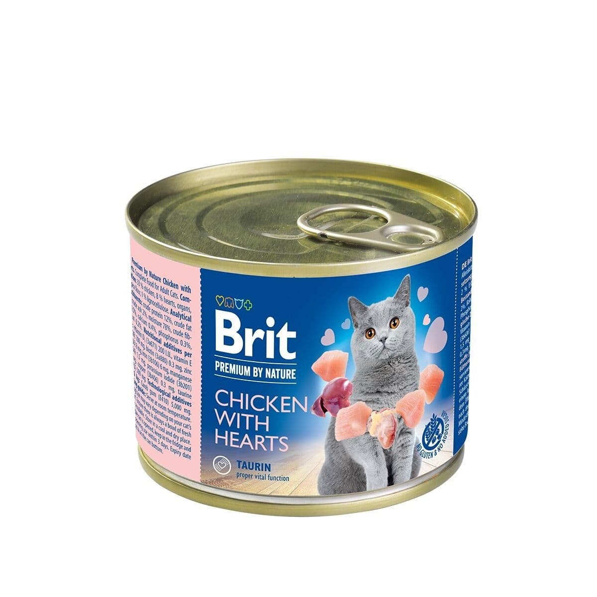 Brit Premium by Nature Cat Kana & Sydän 200 g – Brit Premium