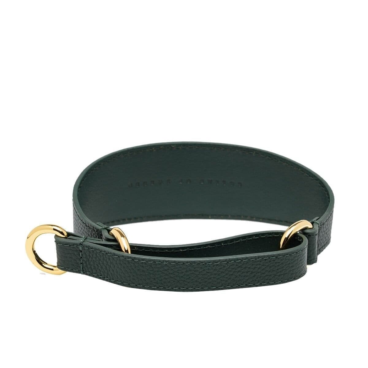 Collar of Sweden martingaalipanta leveä, tummanvihreä – Collar of Sweden