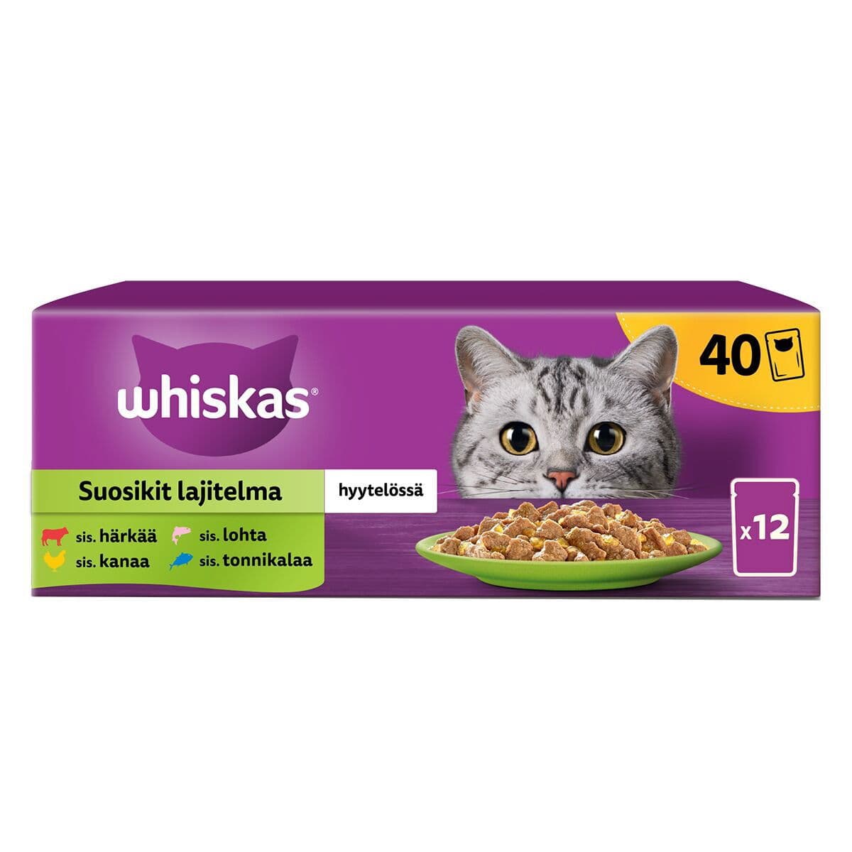 Whiskas 1+ jelly 40x85 g – Whiskas