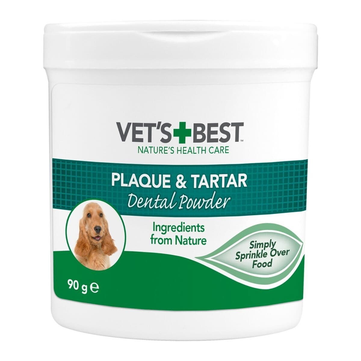 Vet's Best Dog Jauhe plakkiin ja hammaskiveen 90 g – Vet's Best
