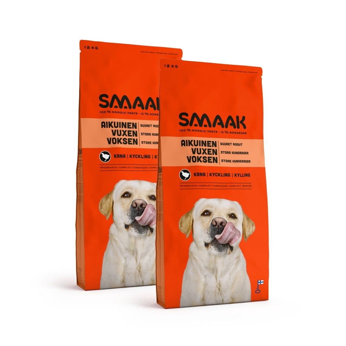 SMAAK kana suurille roduille 2 x 12 kg – Smaak