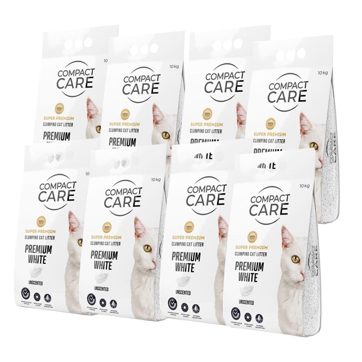 Compact Care Premium White Unscented 8 x 10kg – Compact Care