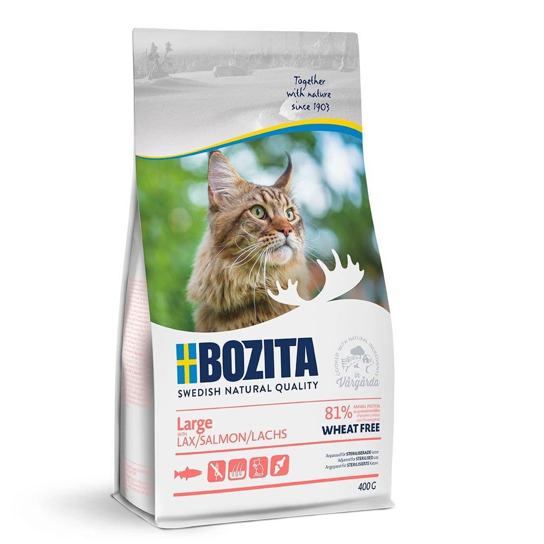 Bozita Feline Large Wheat Free Salmon – Bozita