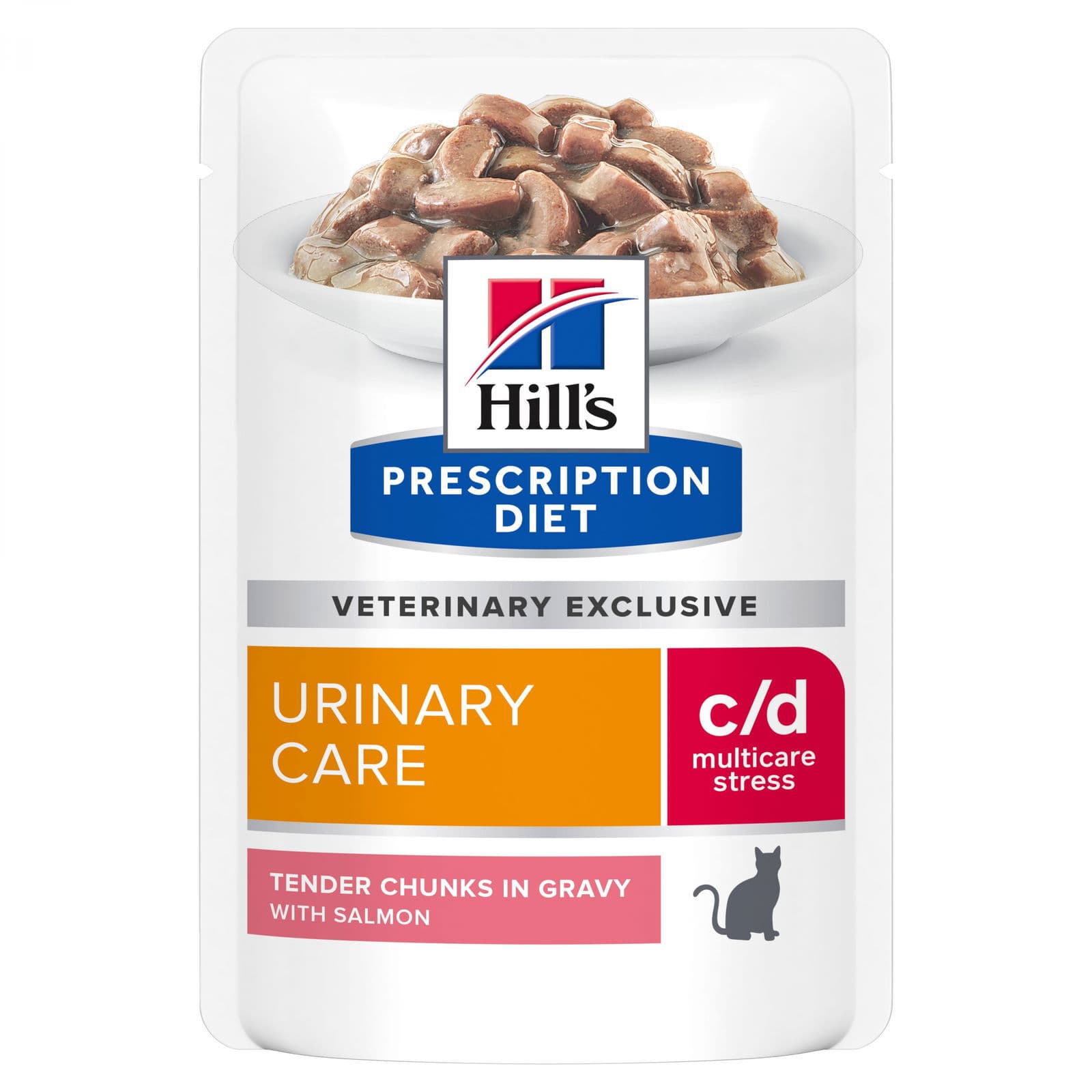Hill's Diet Cat c/d Multicare Stress Salmon 12 x 85 g – Hill's Prescription Diet