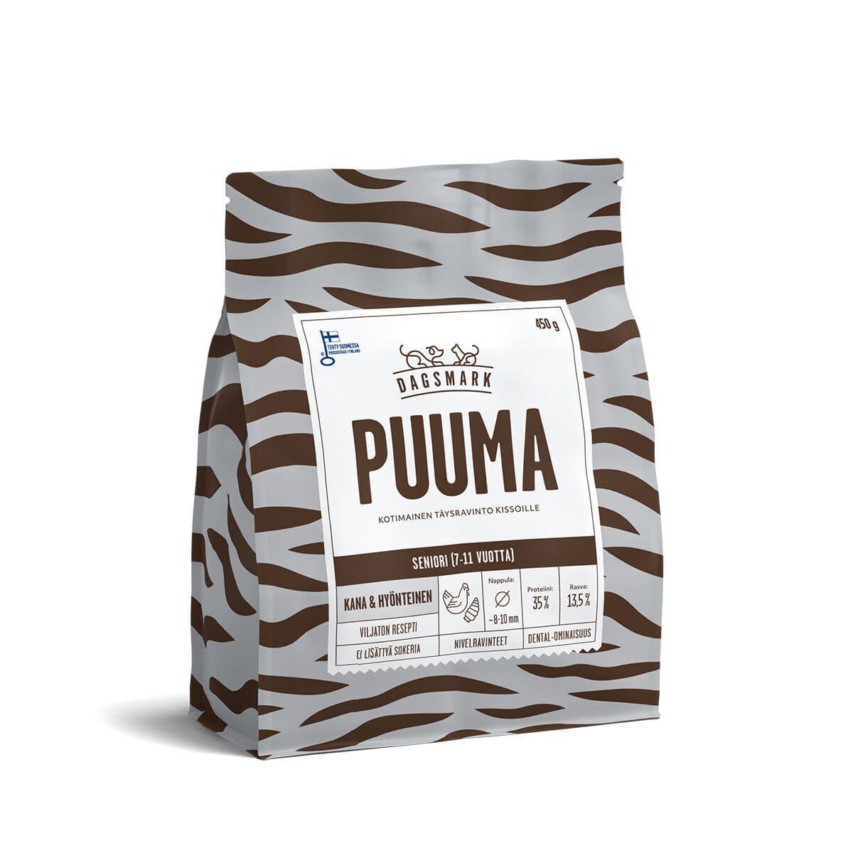 Dagsmark PUUMA grain-free chicken-insect Senior 450 g – Dagsmark