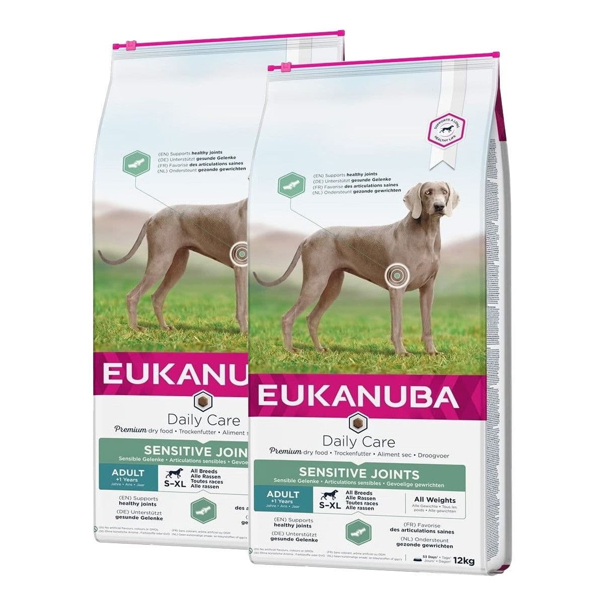 Eukanuba DC Adult Sensitive Joints 2 x 12kg – Eukanuba