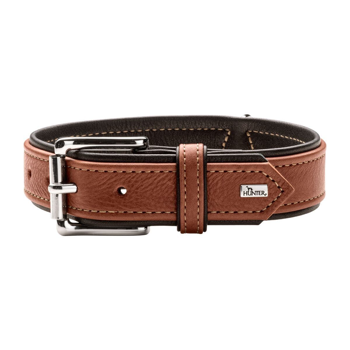 Nahkapanta koiralle Hunter Canadian Up, ruskea – Hunter