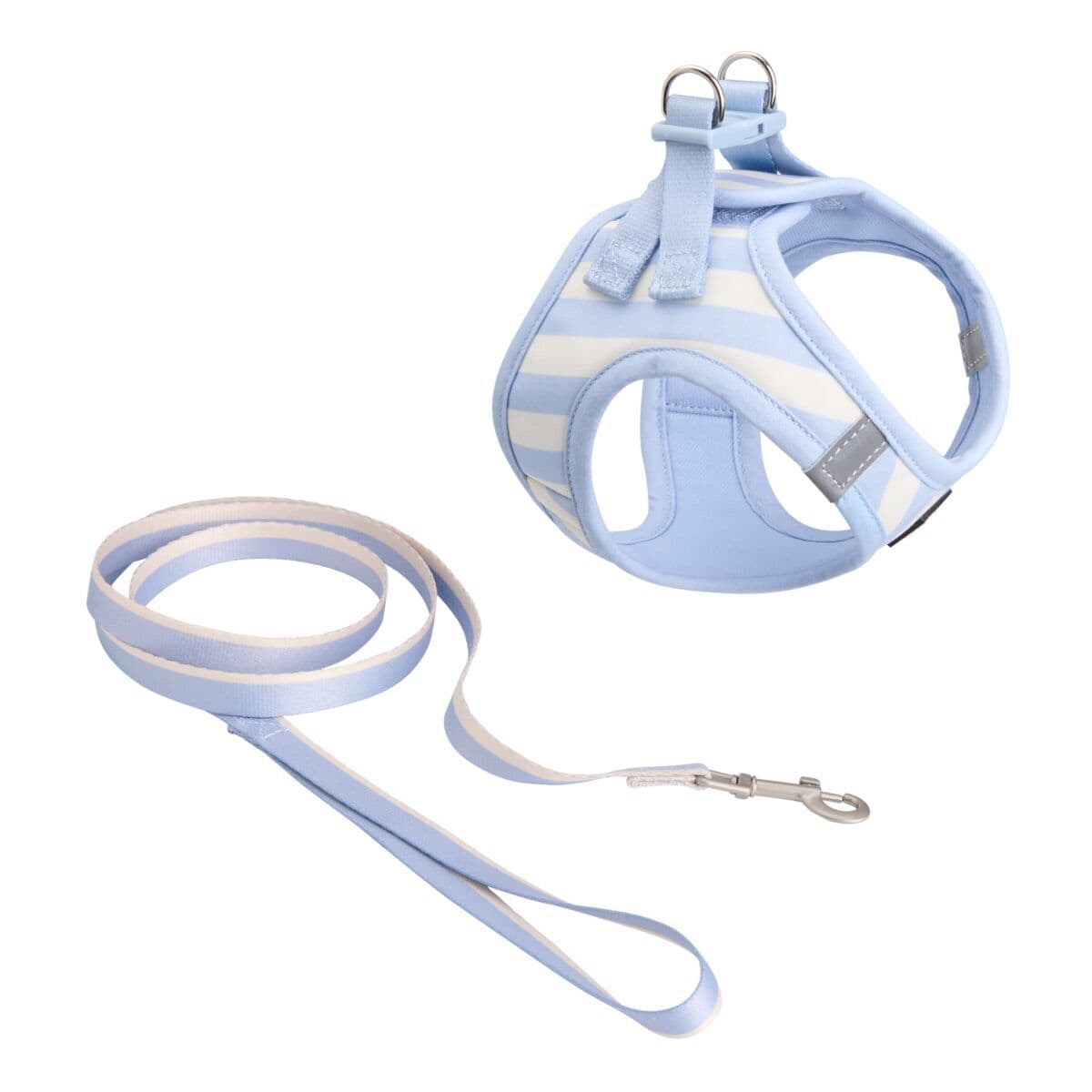 Basic Cat Striped -kissanvaljaat, beige/sininen – Basic