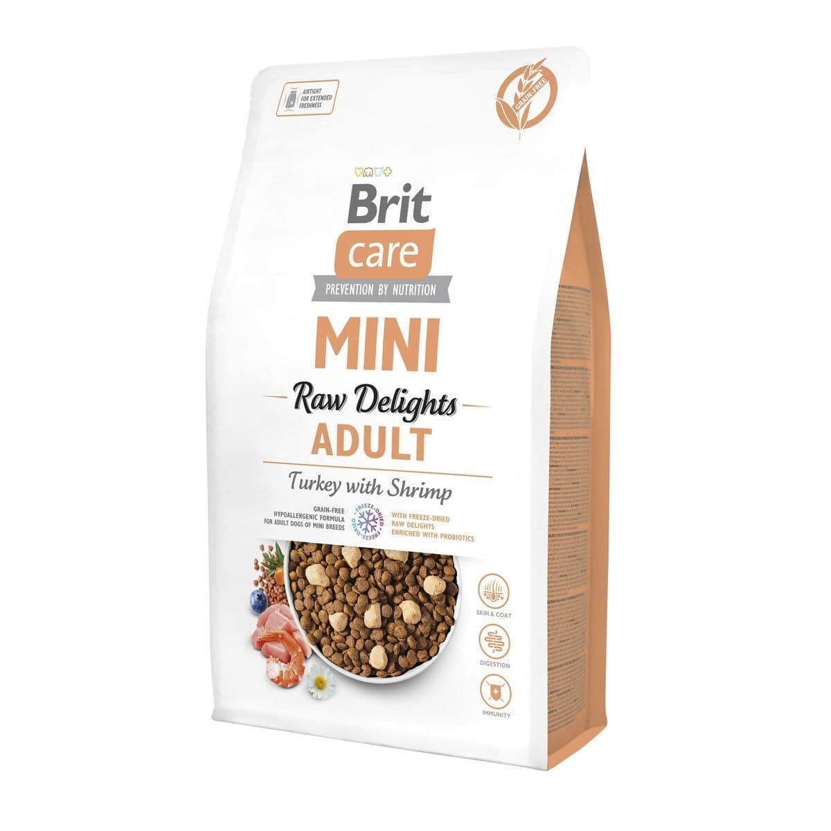 Brit Care Mini Raw Delights Turkey with Shrimp 2 kg – Brit Care