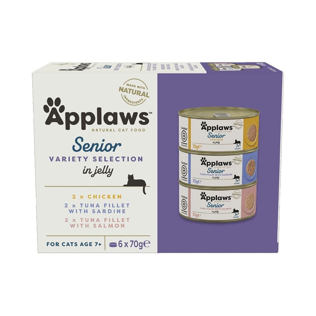 Applaws Multipack Senior jelly 6 x 70 g – Applaws