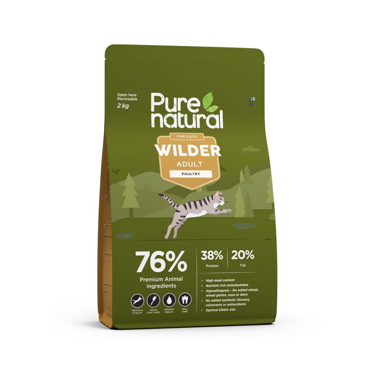 Purenatural Wilder Cat Adult Poultry – Purenatural