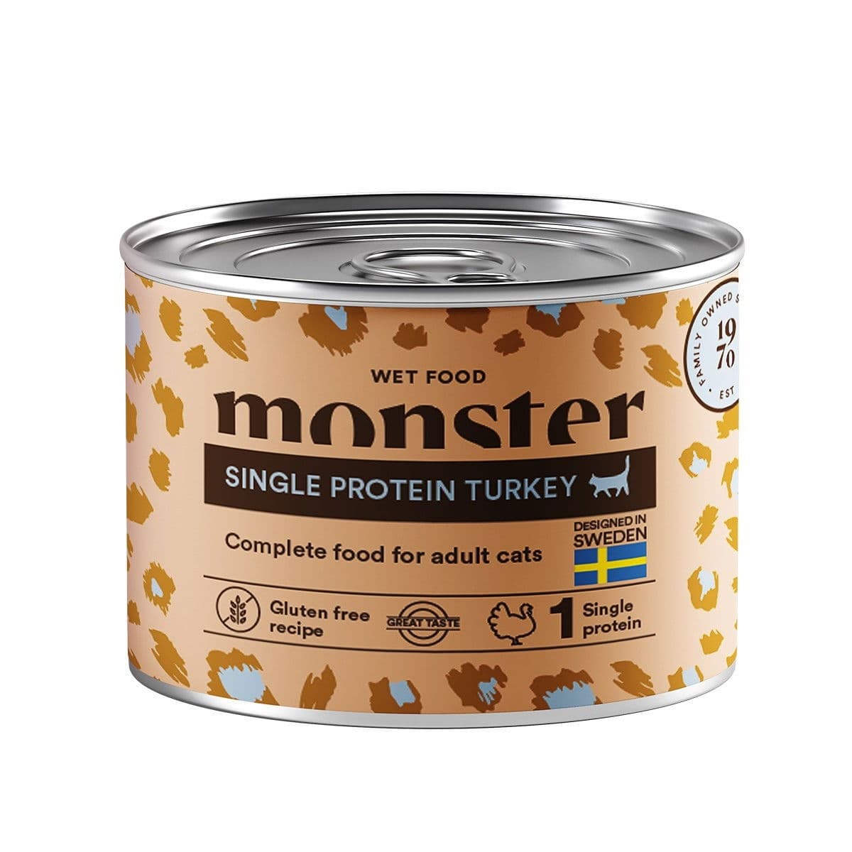 Monster Cat Adult Single Protein Turkey 200 g – Monster Pet Food
