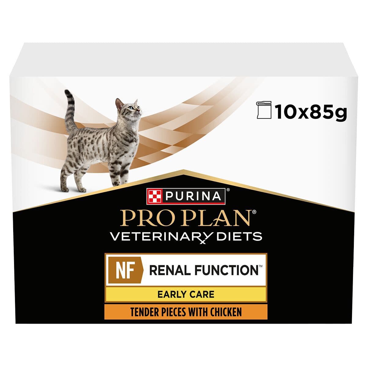 Purina Pro Plan Veterinary Diets Feline NF Renal Function Early Care Chicken 10x85 g – Purina Veterinary Diets