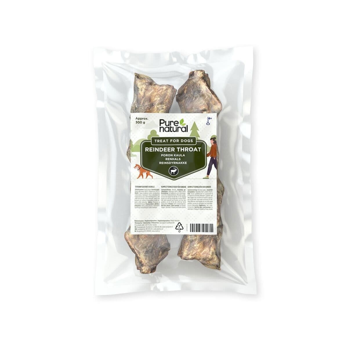 Purenatural poronkaula 300g herkku koiralle – Purenatural