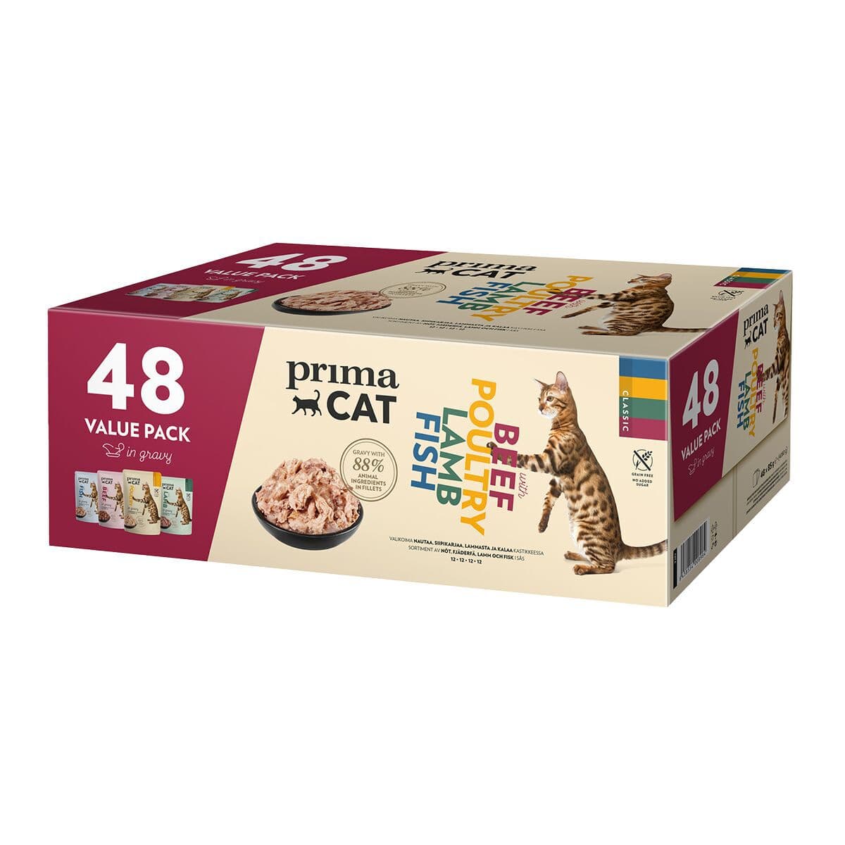 PrimaCat Classic valuepack 48x85g – PrimaCat