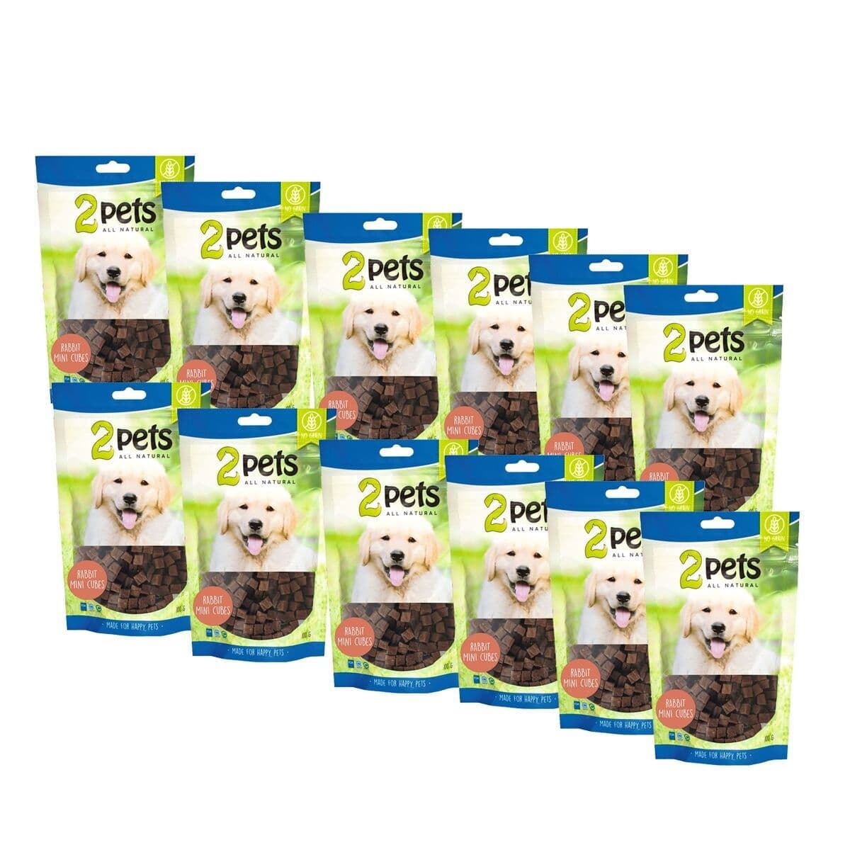 2pets Mini Kaninlihaherkut 12 x 100 g – 2Pets