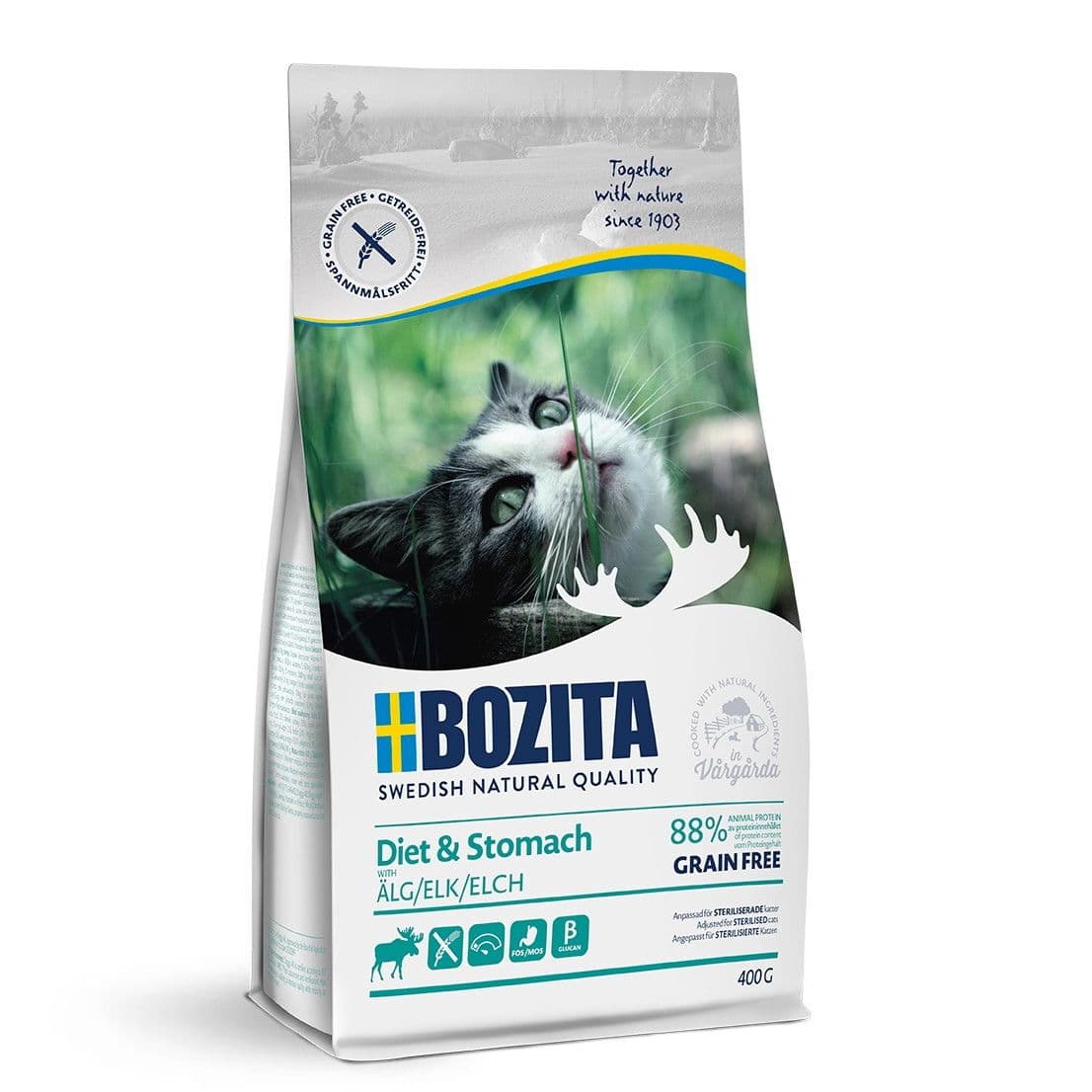 Bozita Feline Sensitive Diet & Stomach Grain Free – Bozita