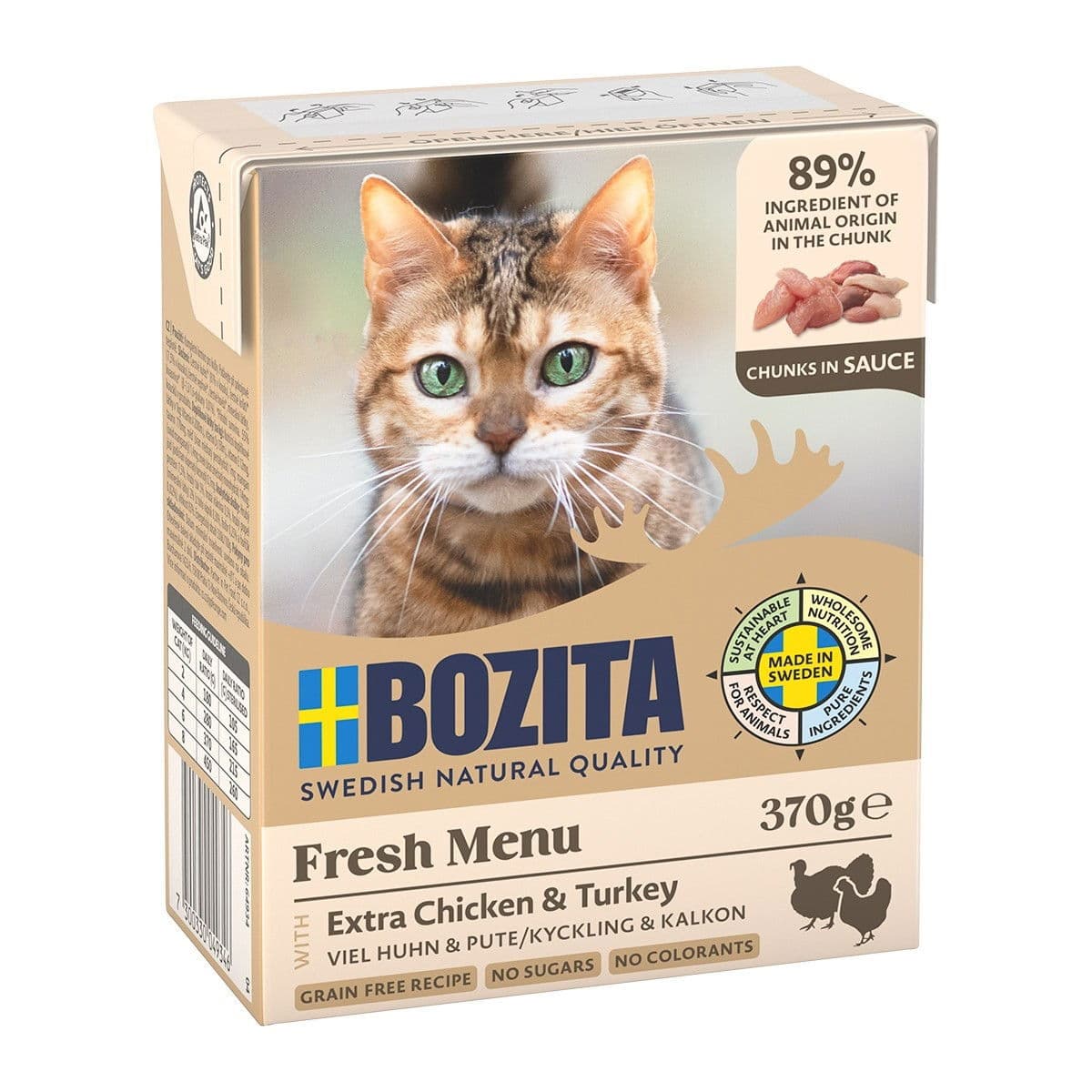 Bozita Feline Kana & kalkkuna 370g – Bozita