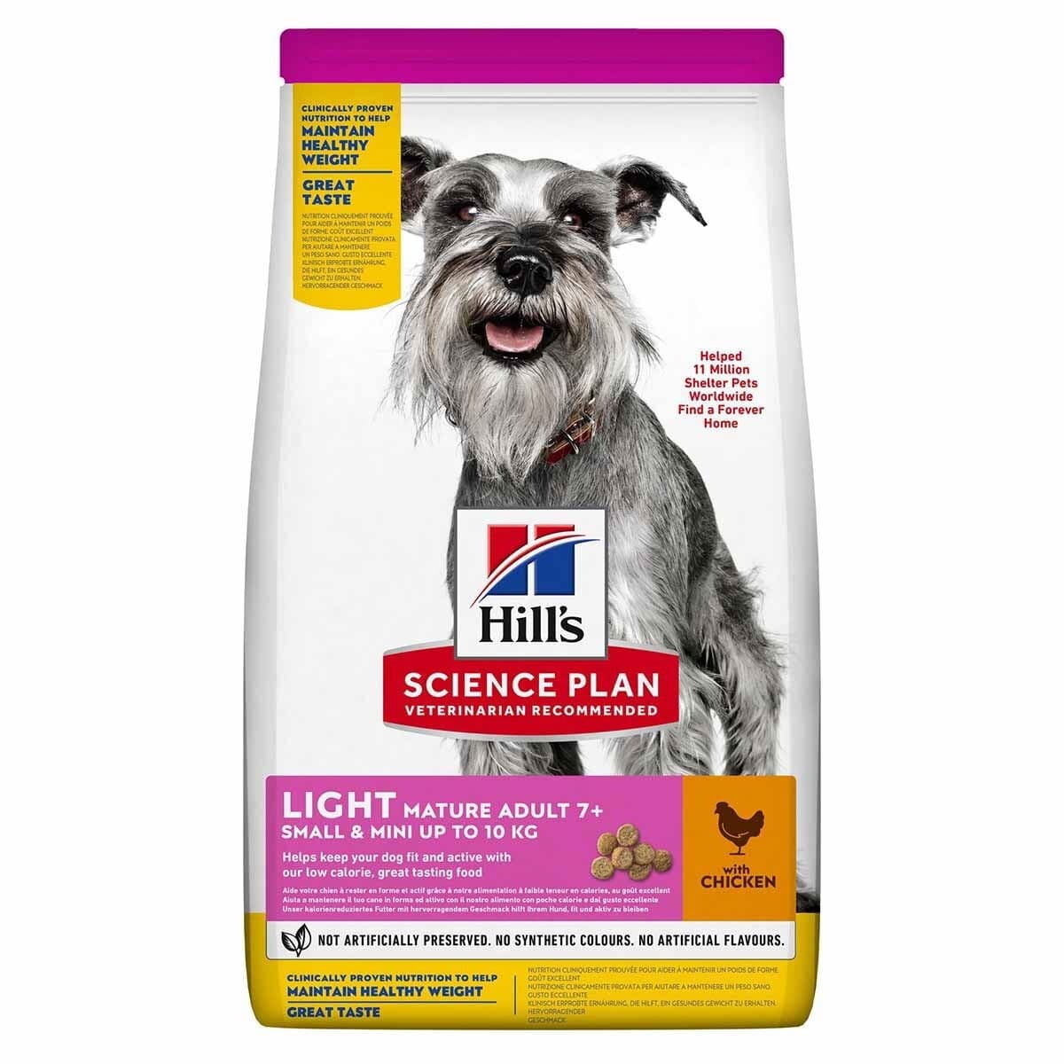 Hill's SP Mini Mature 7+ Light, 2,5 kg – Hill's