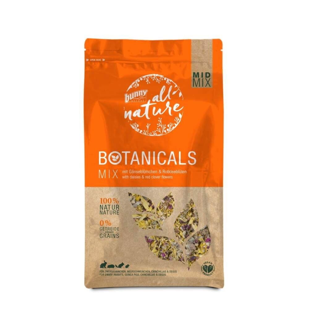 Bunny Botanicals Mix päivänkakkara & puna-apila 120 g – Bunny Nature