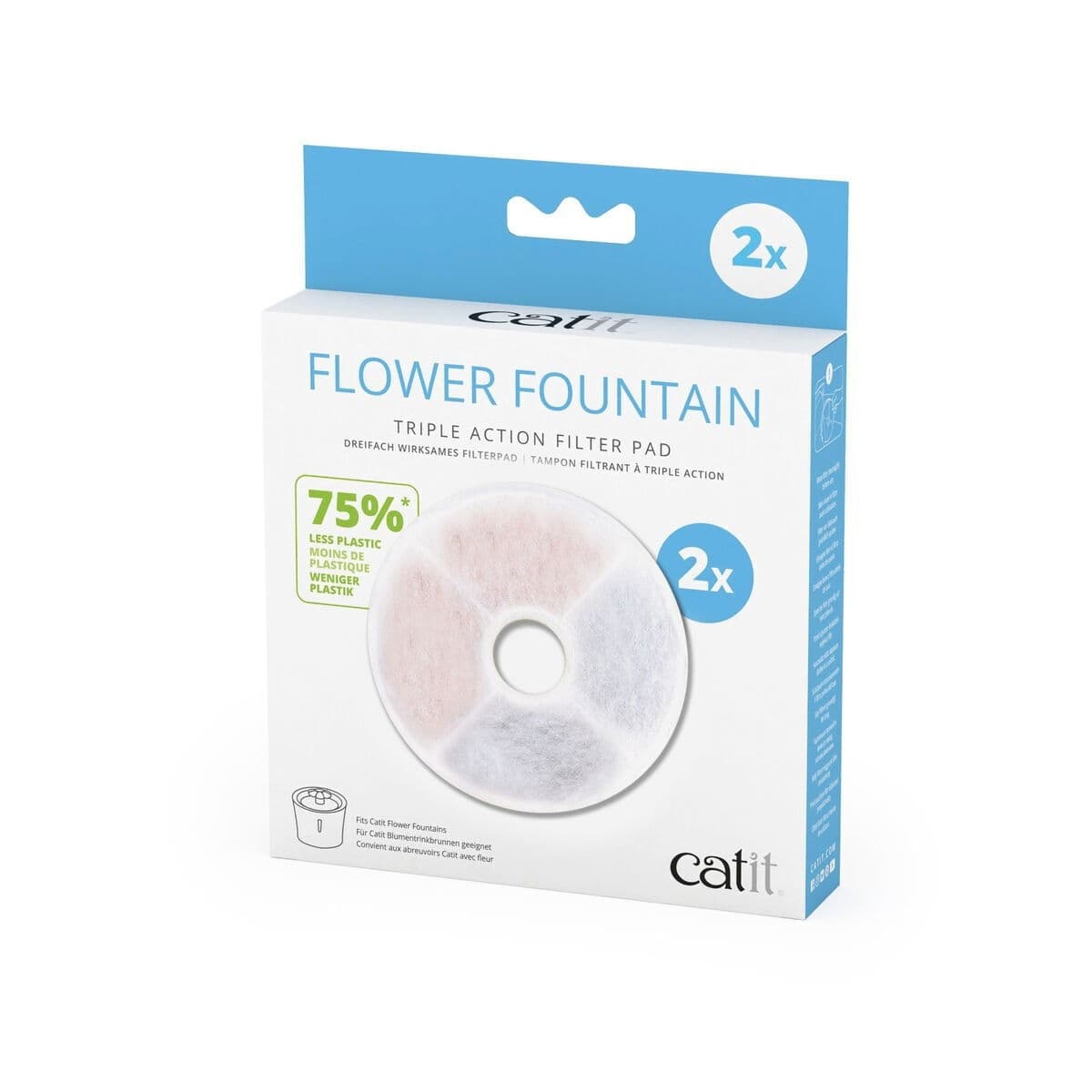Catit Flower Fountain Triple Action suodattimet 2kpl – CATIT