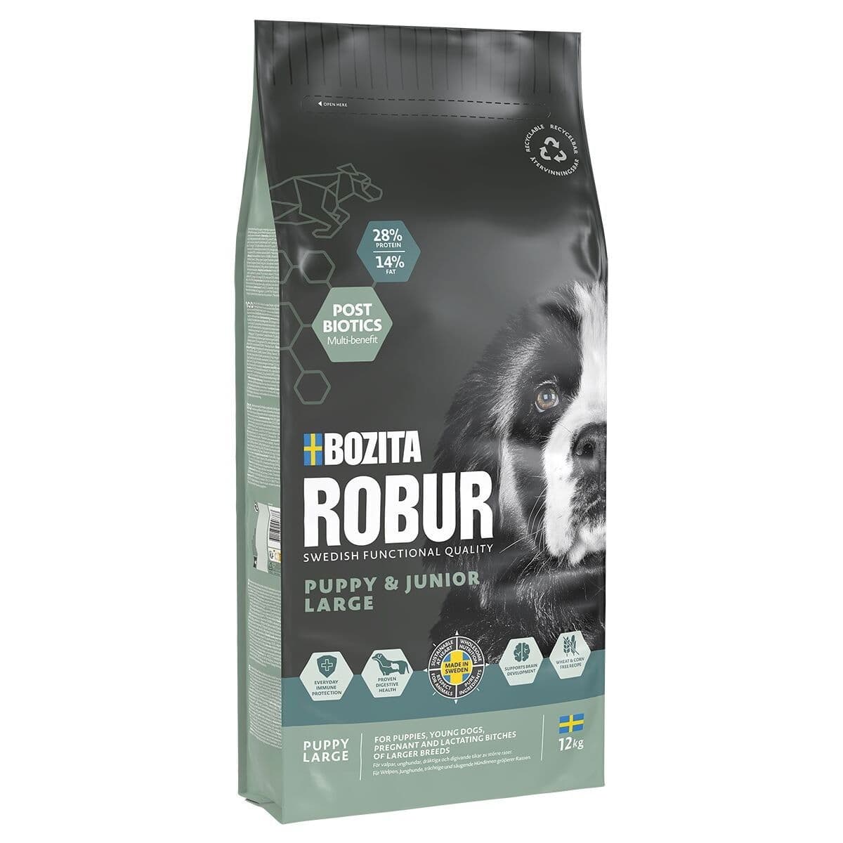 Bozita Robur Puppy & Junior XL 12kg – Bozita Robur