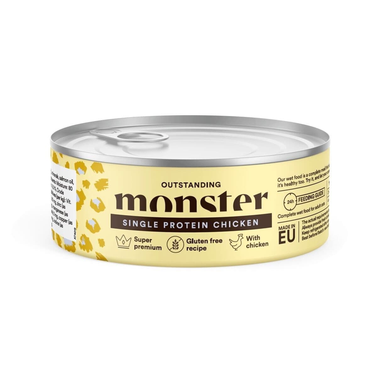 Monster Cat Adult Single Protein Kana 100g – Monster Pet Food
