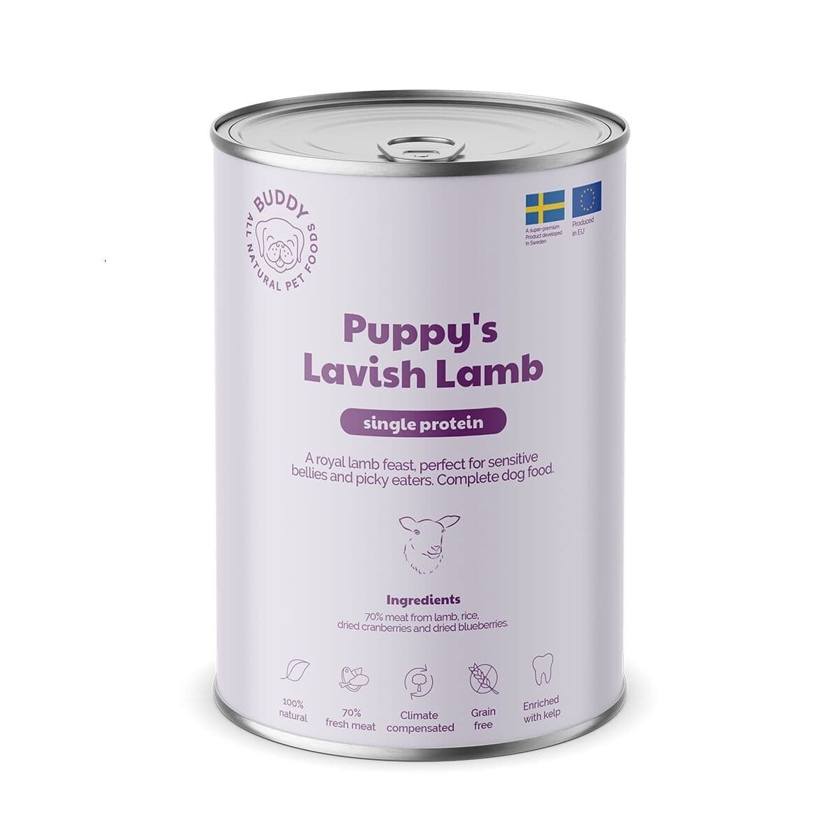 Buddy Puppy Lavish Lamb 400g – Buddy