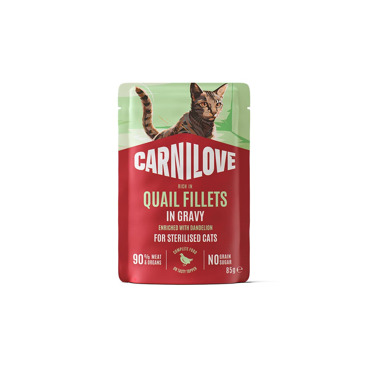 Carnilove Cat Adult Sterilized Quail 85 g – Carnilove