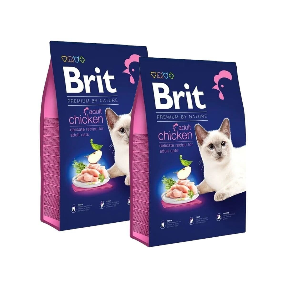 Brit Premium By Nature Cat Adult Chicken 2x8kg – Brit Premium