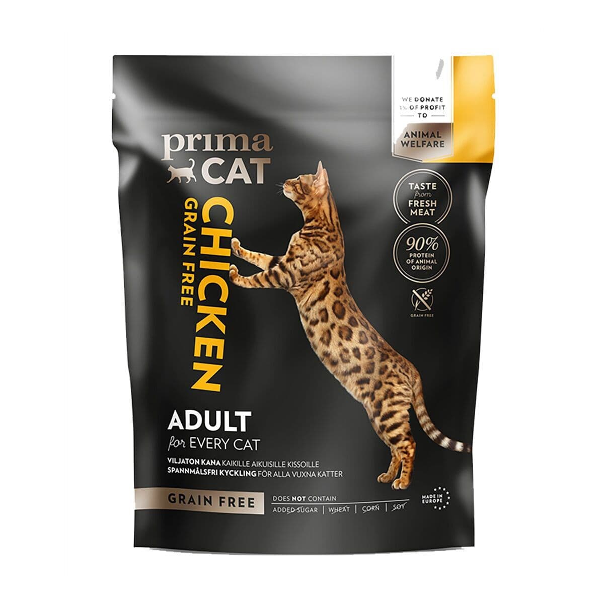 PrimaCat Viljaton kana aikuisille kissoille 4 kg – PrimaCat