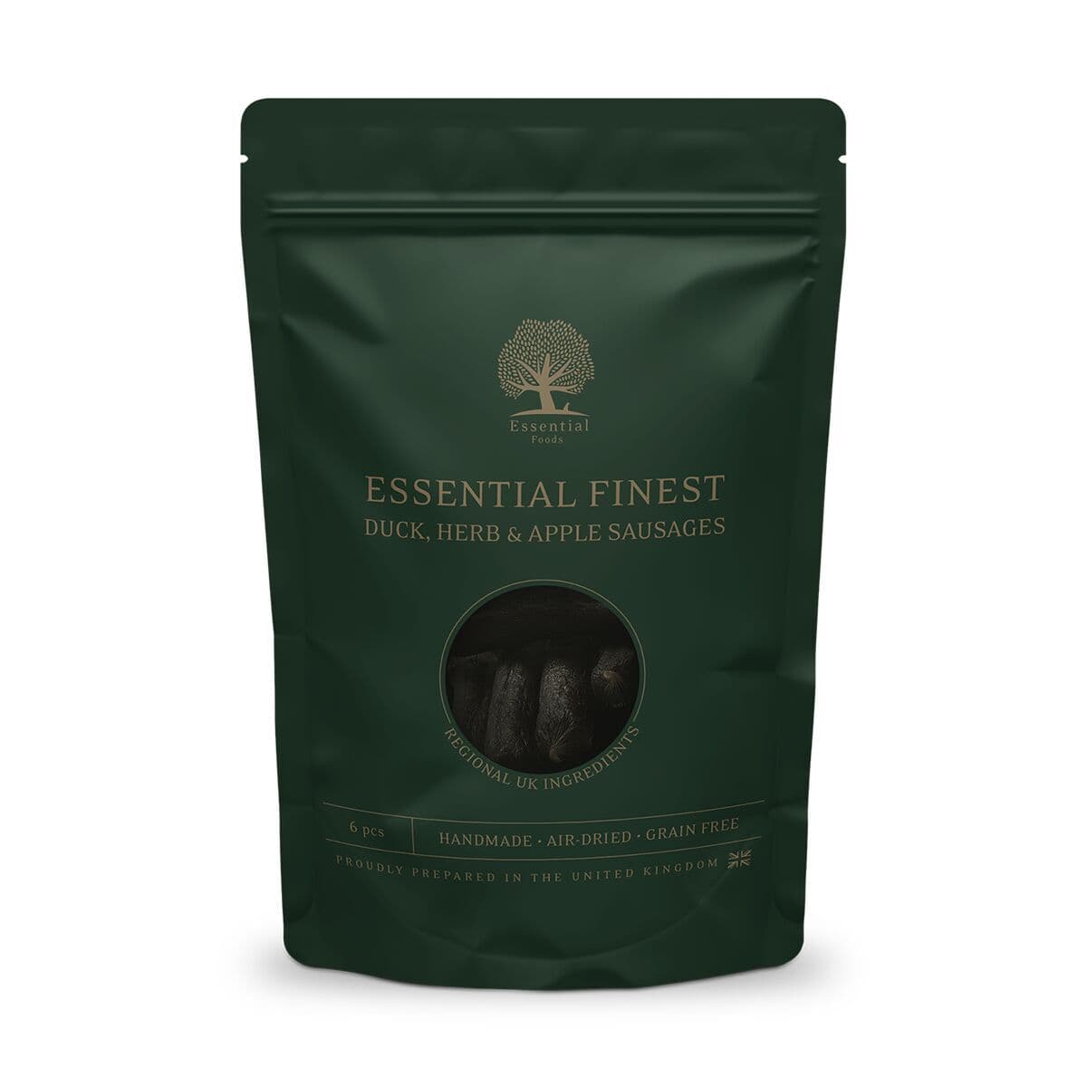 ESSENTIAL Duck, Herb & Apple Sausages 110 g – Essential Foods