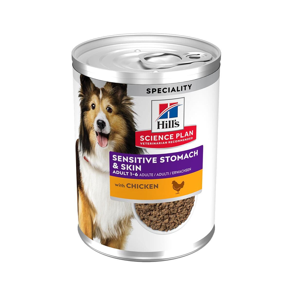 Hill's Science Plan Dog Sensitive Stomach & Skin Chicken & Vegetables 370g – Hill's