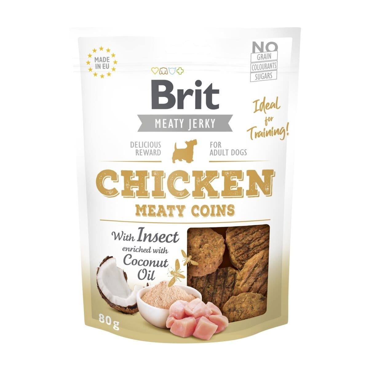 Brit Care Jerky Meaty Coins kana ja hyönteiset – Brit Care