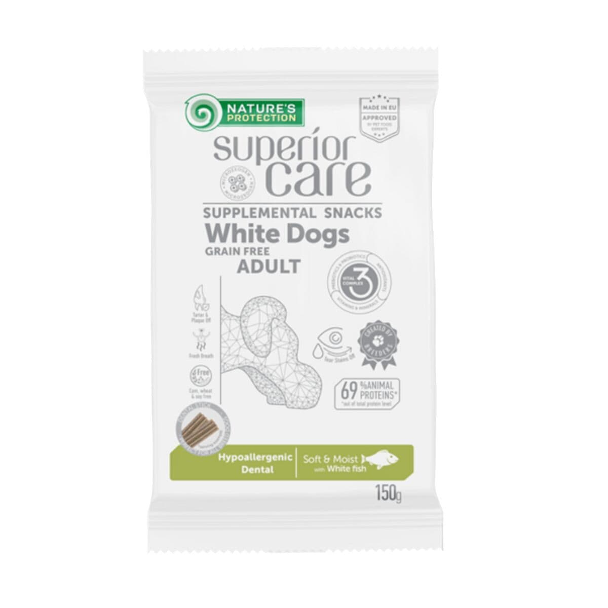 Nature's Protection Superior Care White Hypo Dental Sticks 150 g – Nature's Protection