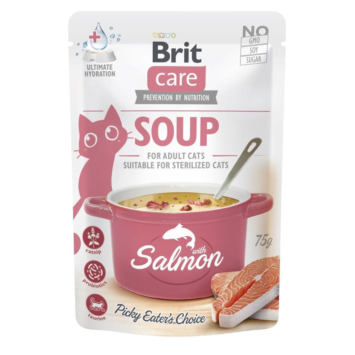Brit Care kissan lohikeitto 75 g – Brit Care
