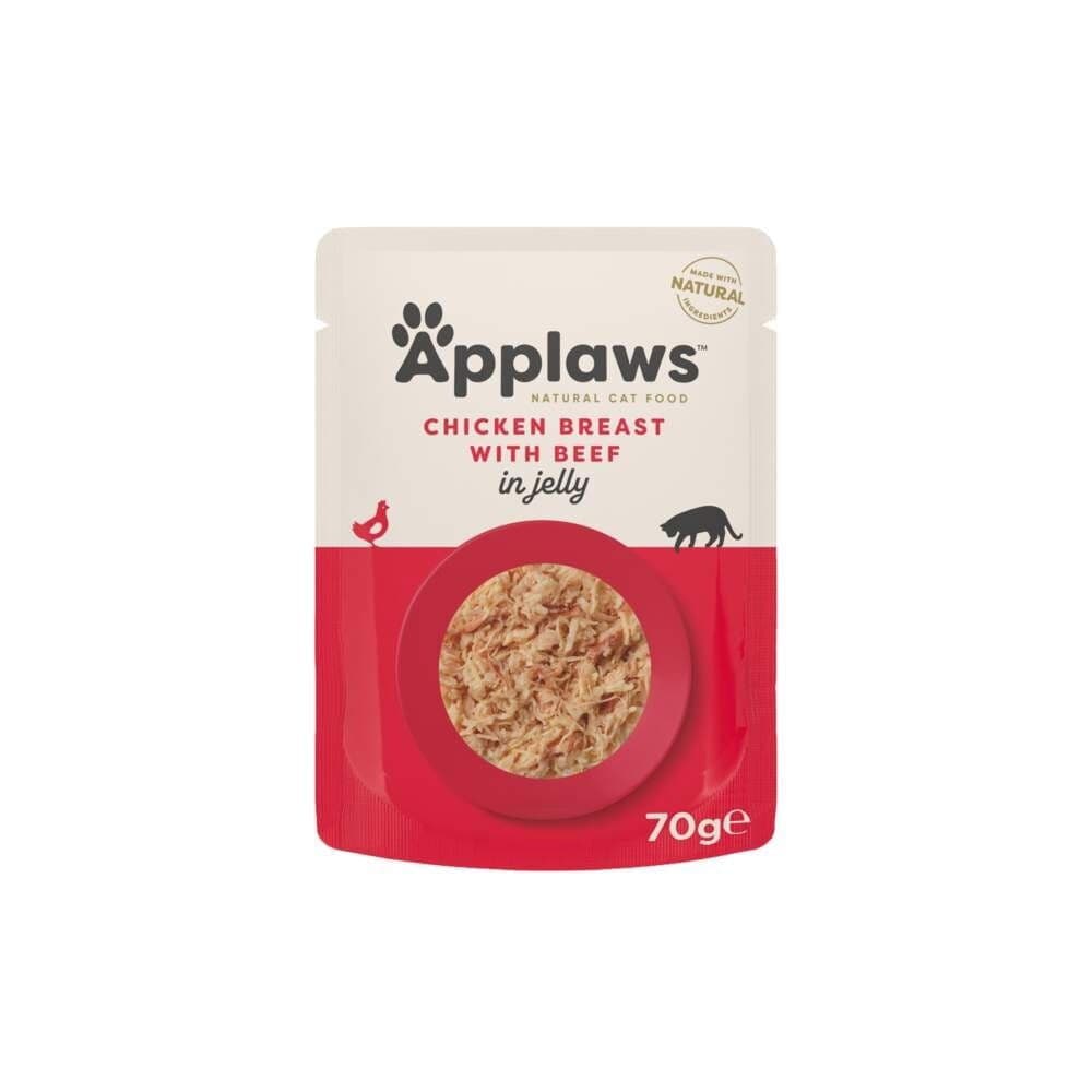 Applaws Kana & Nauta hyytelössä 70g – Applaws