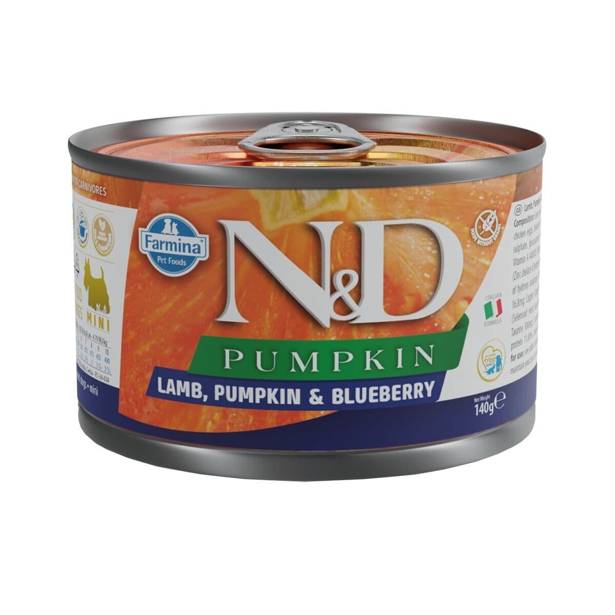 Farmina N&D Dog Lamb & Pumpkin Mini 140 g – Farmina