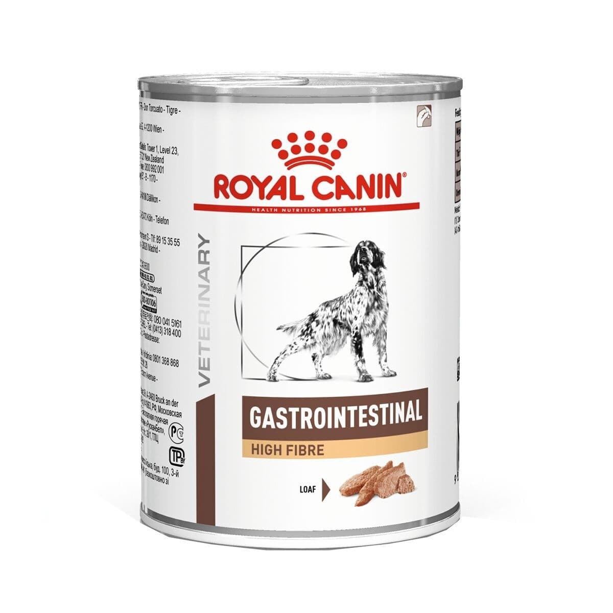 Royal Canin Veterinary Diets Dog Gastrointestinal High Fibre Loaf 12x410g – Royal Canin Veterinary Diets