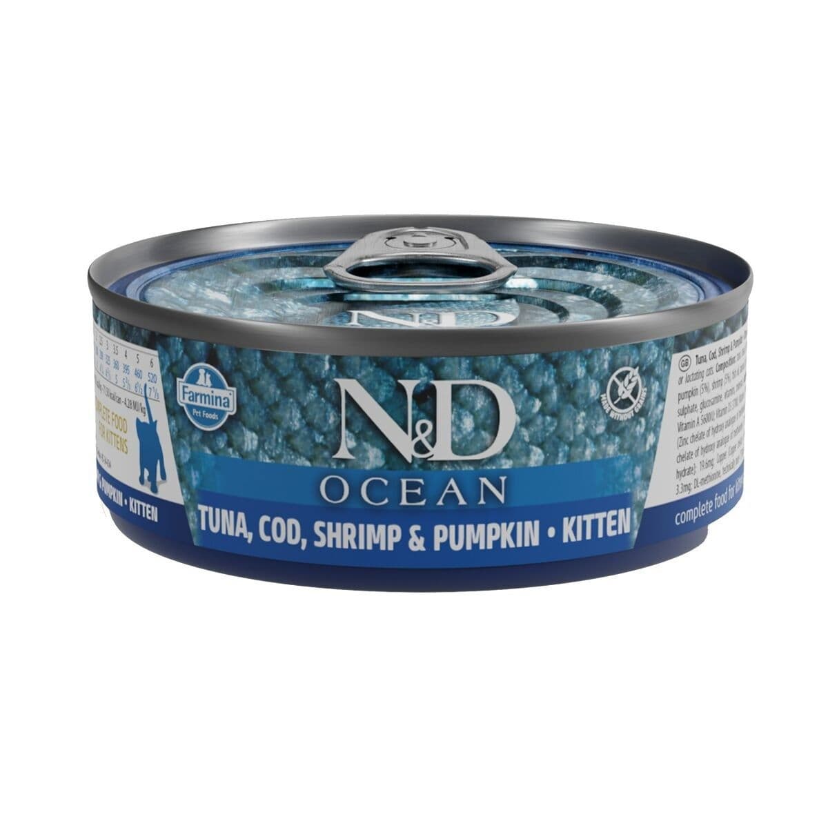 Farmina N&D Cat Ocean Tuna & Pumpkin Kitten 70 g – Farmina