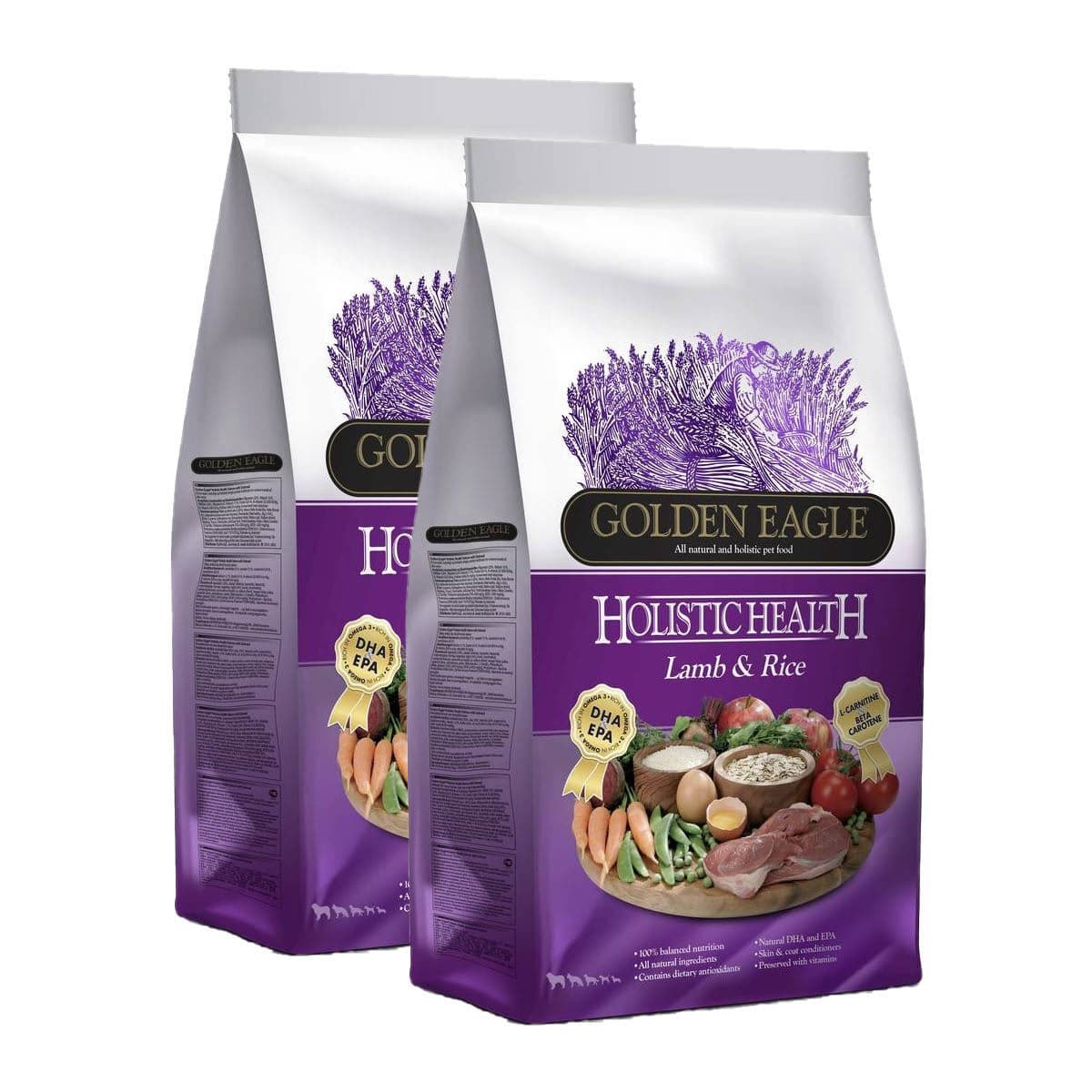 Golden Eagle Holistic Lamb & Rice 2 x 12 kg – Golden Eagle